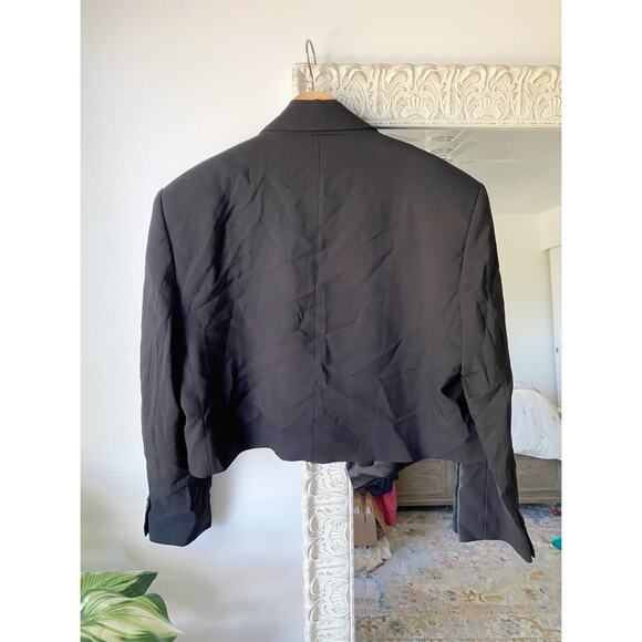 Zara Limited Edition Oversized Cropped Blazer - Picture 10 of 11